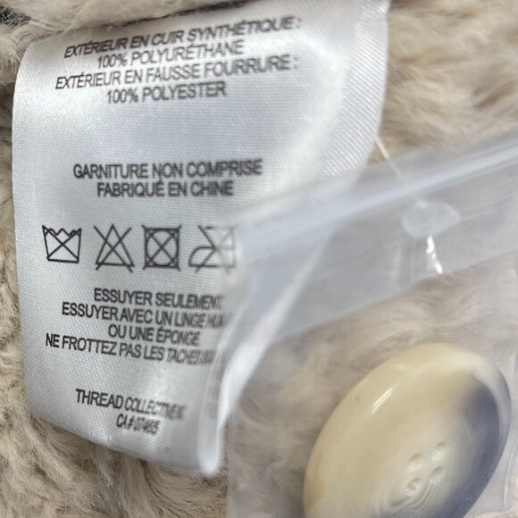 Badgely Mischka Rakel Faux Shearling Jacket - Small - NWT - Picture 6 of 7